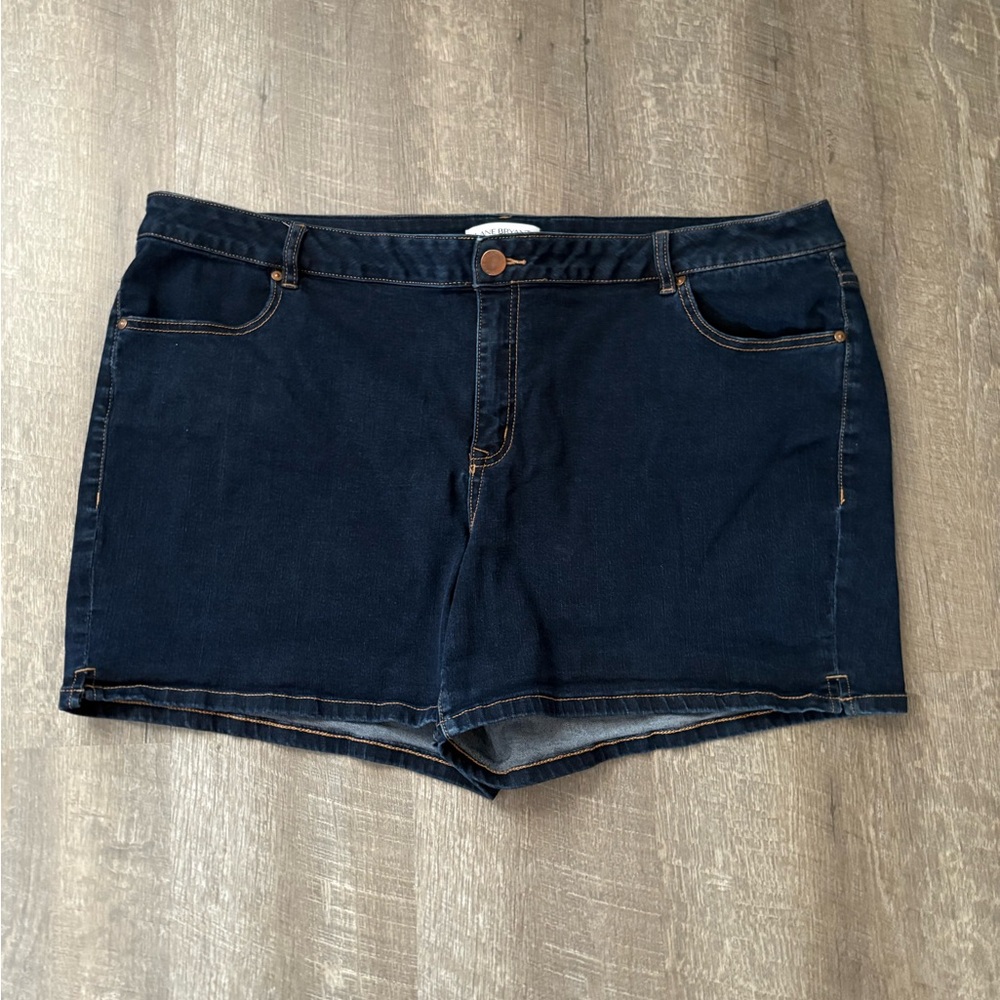 Lane Bryant Dark Blue Jean Shorts